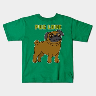 Pug Love Kids T-Shirt